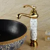 Robinets de lavabo de salle de bain bassin Euro Gold lavabotage de lavabo de luxe