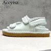 Slippers Classic Women Women Flated Double Breaded Sandals Summer Summer Leature Minimalist Misprod Lock Holiday Beach 2024