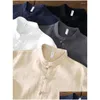 Chemises décontractées pour hommes chemises de coton de coton