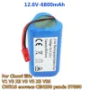 Temizleyiciler% 100 yeni pil 12 V 6800 MAH LIION BATIJ 12.6 V Voor Chuwi ILIFE V1 V3 X3 V3 V5 X5 V5S CW310 ECOVACS CEN250 PANDA BTG90