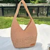 Hobo In The Summer Of 2024 Ercimi Exclusively Released A Lafite Woven Women's Shoulder Bag Handbag Casual Style Vacation