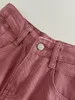 Dames shorts mode roze denim voor vrouwen zomer Koreaanse stijl hoge taille wijd been korte broek casual dames streetwear