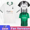 2023 24 Monchengladbach Plea Lainer Mens Soccer Jerseys Weigl Manu Kone Hofmann Elvedi Neuhaus Home Away 3rd Football Shirts Uniforms à manches courtes