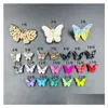 Acessórios para peças de sapatos Muti Styles Charms Butterfly Decoração de entupimento Fu fivela Flores de jardim Diy Mulheres garotas de entrega de entrega de entrega de parto dhdvu