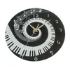 Wall Clocks 1pc Piano Style Clock Acrylic Creative Hanging Ornament Room Decor For Cafe Home El Without Random Led