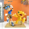 Akcja Figury zabawek Digimon Adventure Yagami Agumon Patamon Hikari Figures Zestaw Model Doll Zabawy Kolekcjonalne Ozdoby Kids Prezenty Xmas Y240415