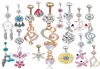 mode dingle belly ring mix style navel knapp piercing kropp smycken magen ringar för kvinnor2316862