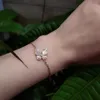 Designer v Golden Van High Edition White Fritillaria Butterfly Bracelet voor vrouwen verdikt 18K Rose Gold Golde Lock Bone Chain modieus en veelzijdig