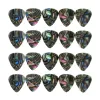 Kabel 100pcs/Los Medium 0,71 mm Celluloid leere Gitarren -Picks Standard Plectra 15 weitere verschiedene Farben