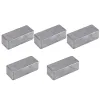 Guitar 5 PCs Efeitos de guitarra Pedal Aluminium Stomp Gabinete para Kit de pedal de guitarra DIY 1590A