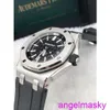 Famoso orologio da polso AP Royal Oak Offshore serie Offshore automatico immersione meccanica Belta in gomma in acciaio impermeabile orologio da uomo 15710st.oo.a002ca.01 disco nero