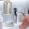 Жидкий мыльный дозатор из нержавеющей стали раковина для ванной комнаты для ванной комнаты для пресса на открытом воздухе