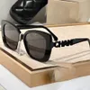 Chanells Sunglasses Oval Frame Channel For Women Designer Luxury Sunglases Mens Shades Woman Sonnenbrille N4GM