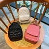 Sacca di design del marchio di tote bag di alta qualità vera cuoio caviale gambo a messenger borse mini borse da scuola Crossbody Flap Flap Women Borse Wallet X88 Backpack