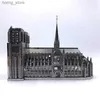 3D Puzzles Iron Star 3D Metal Puzzle Notre Dame Cathedral Paris Assembly Model Kits Diy Toy Christmas Birthday Presents Jigsaw Home Decoration Y240415