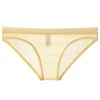 Underbyxor män solid transparent underkläder sexig låg stigning sej silkesbyxor mesh ren påse stretchiga sömlösa underkläder trosor thongs