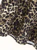 Юбки Syiwidii Long Leopard for Women Vintage Summer Line Silk Midi юбка Элегантные женщины Y2K Night Night Satine