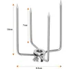 Narzędzia Portable BBQ Rotisserie Forks ze stali nierdzewnej Spitu