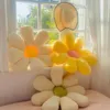 Kussen 22 inch bloem vloer vorm schattig zitkussen zonnebloem stoel oversized worp