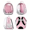 Travel In Style With Your Pet Pet Backpack Carrier For Dog Cat - Space Capsule Design For Outdoor Adventures 240412