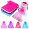 Sacs de rangement 100pcs / lot Organza coloré 10x12cm / 10x15cm / 13x18cm bijoux emballages Cadeau de mariage sachets