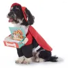 Vêtements de chien animal de compagnie de vêtements drôles costumes tenues respirantes douces pour le Noël d'Halloween réglable facile à porter des chiens