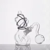 1pcs Sexy Verre Bong Bong Épaisseur de plate-forme 14 mm Femelle Femelle Bubbler Dab Dab Rigle Ashcatcher Hookahs Dry Herb Tobacco Honembac Perc Beaker Bong avec tuyau de brûleur d'huile en verre mâle