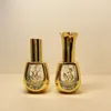 1PC 10ml Gold Glass Perfume Bouteille Spray rechargeable ATomizer Boutelles Packaging Emballage Conton Cosmetic