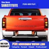 Pour Mitsubishi Triton L200 LET DE TAIR LED 19-23 Styling Dynamic Streater Signal indicateur Indicateur de frein à dos