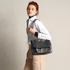 Shoulder Bags Top Cowhide Women Postman Bag Oil Wax Real Leather Chain Retro Wandering One Messenger Small Square For Ladies