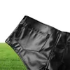 Shorts de couro falso mulheres calças frontal zíper branco preto shorts de cintura baixa feminino curativo sexy mini -mulheres shorts butts y2006233964197