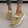 Casual Shoes 2024 Storlek Foreign Trade Fabric Flat Lightweight Four Seasons Trendy Colored Women's