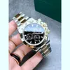 VK CRONOGRAGLIO 40mm orologio giallo oro giallo e inossidabile indice nero 116503 Watch da uomo meccanico automatico271s