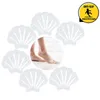 Bath Mats 6pcs Anti Slip Strips Shell-shaped Shower Stickers Non Safety Bathtub Stairs Floor Home