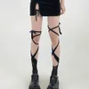 Çorap Çorap Kadınlar JK Kravat Dantel Balık Ağı Çorapları Düzensiz Bölünmüş Toe Buzağı Çoraplar Orta Tüp Çorap Kayışları Yaz Seksi Uzun Japon Çoraplar