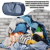 Wäschebeutel Mesh Korb faltbarer Kleiderkorb mit Trennwänden und Raumsparen -Rettungszimmer -Organisation für das College