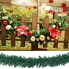 Fleurs décoratives n7md Noël pour extérieur / décorations intérieures verterie artificielle mparland