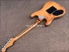 Gitarre neue ST6 -String Elektrische Gitarre Holzfarbe Hälfte Hollow Peach Core Wood Spezialpreis Porto.