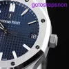AP Sports Wrist Watch Royal Oak Series 15500st Blue Plate Steel King Dial 41mm Mens Automatic Mecanical Calendar Watch