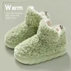 Slippers Women Men Home 2024 In Warm Winter Furry Soft Short Plush Slipper Non Slip Bedroom Slides Indoor Ankle Boots