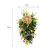 Fleurs décoratives mariage tulipes swag murs extérieurs intérieurs clôture en couronne d'été larme de printemps pour la ferme fiançailles des vacances festivals de la ferme