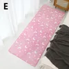 Carpets QWE123 80 160cm Luminous Plush Rug Star Moon Children Bed Room Fluffy Floor Bedside Home Decor Rugs Velvet Mat