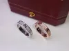Pierścień luksusowy Pierścień Miłość Diamentowa Śruba Pierścień Diamentowy Pierście