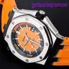 Kausaler AP -Armband Uhr Royal Oak Offshore -Serie 15710st Automatic Mechanical Mens Watch Panel 42 mm mit Sicherheitskarte