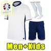 2024 2025 Jerseys de football Kane Sterling 24 25 Rashford Sancho Grealish Mount Saka Football Shirt Hommes Kits Kits Englands Foden Uniforms Gardien de but à la maison