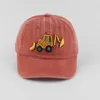 Coton coton Baby Baseball Cartoon Excavator Eccavure Cap