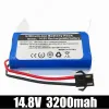 Rengörare 14.4V/14.8V 3200mAh Liion Batteri för conga excellence 990 ECOVACS DEEBOT N79 N79S DN622 EUFY ROBOVAC 11 11S Robovac 30 etc