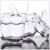 Bouteilles de rangement 1pc pot en verre