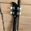 Pegs Frete grátis Preço baixo 4 corda Bass Bass preto Bass Electric Guitar Semi Hollo Body Bass Electric Guitarra Bass