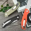 Pocket Folding Knife D2 Blade Nylon Fiber Handle EDC Outdoor Survival Hand Tool Camping Hunting Self Defense Military Tactical Knife with Pocket Clip